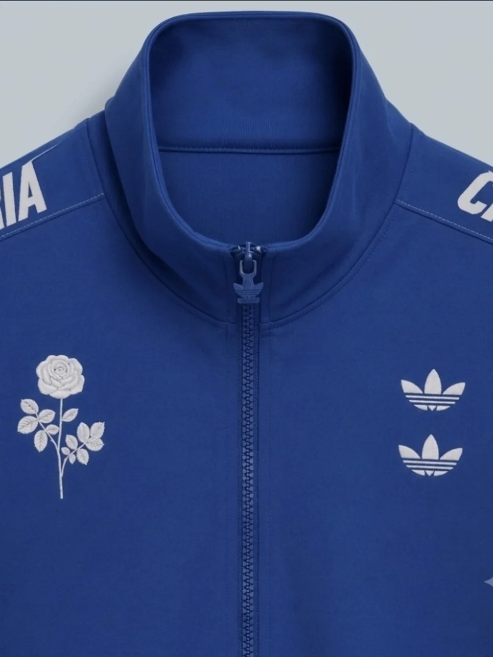 Adidas x Willy Chavarria Full Zip Knit Tracktop Jacket Marine JV8991 Sz Men's M